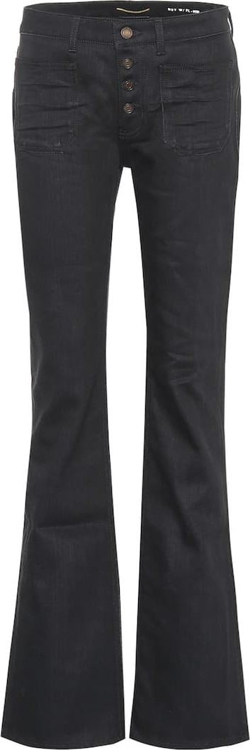 Saint Laurent High-rise flared jeans