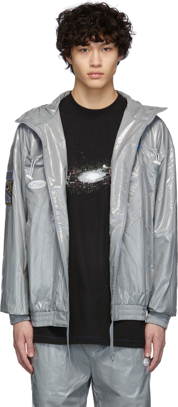 ADER error Grey Pocket Detail Jacket