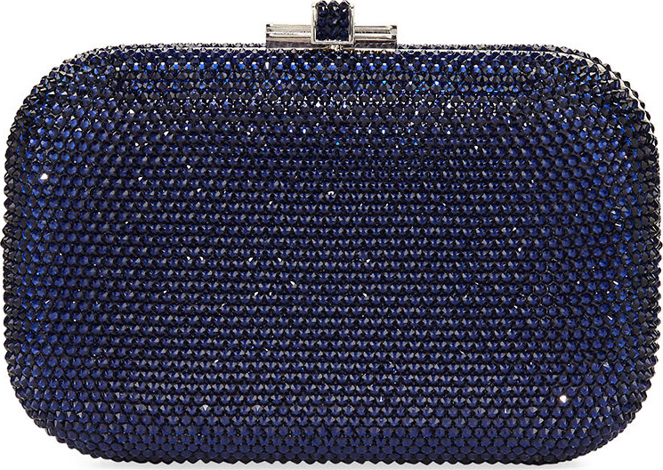Judith Leiber Crystal Slide-Lock Clutch Bag