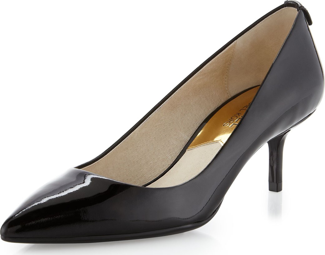 MICHAEL MICHAEL KORS Flex Patent Kitten-Heel Pumps