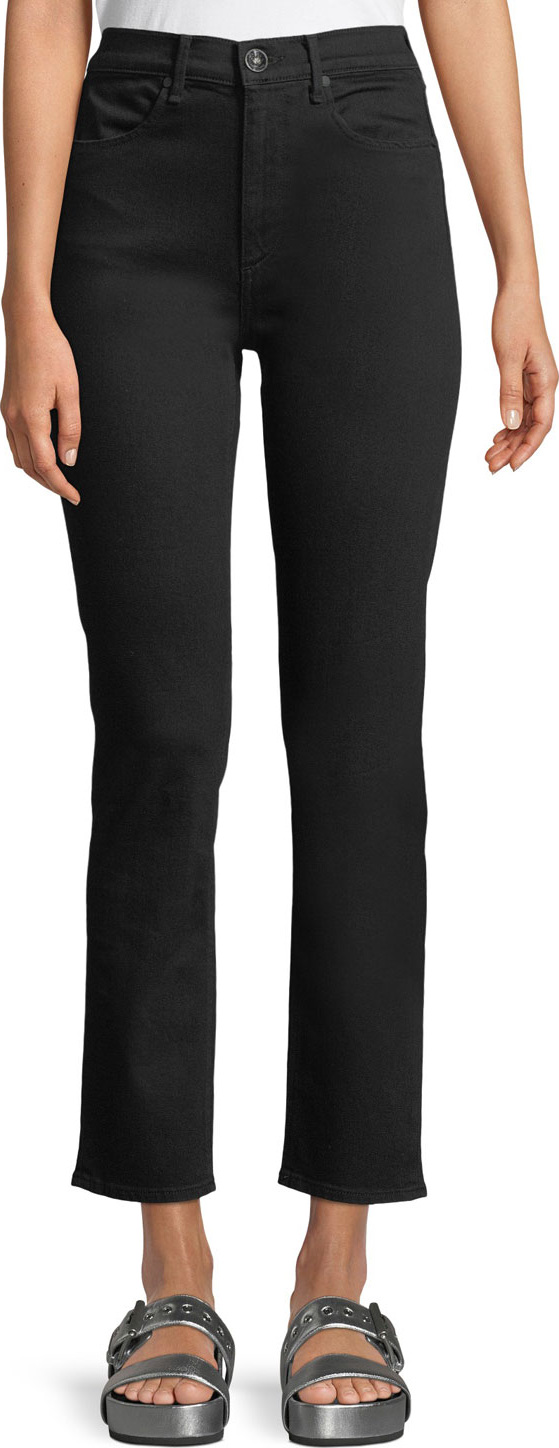 Rag & Bone High-Waist Cigarette-Leg Ankle Jeans
