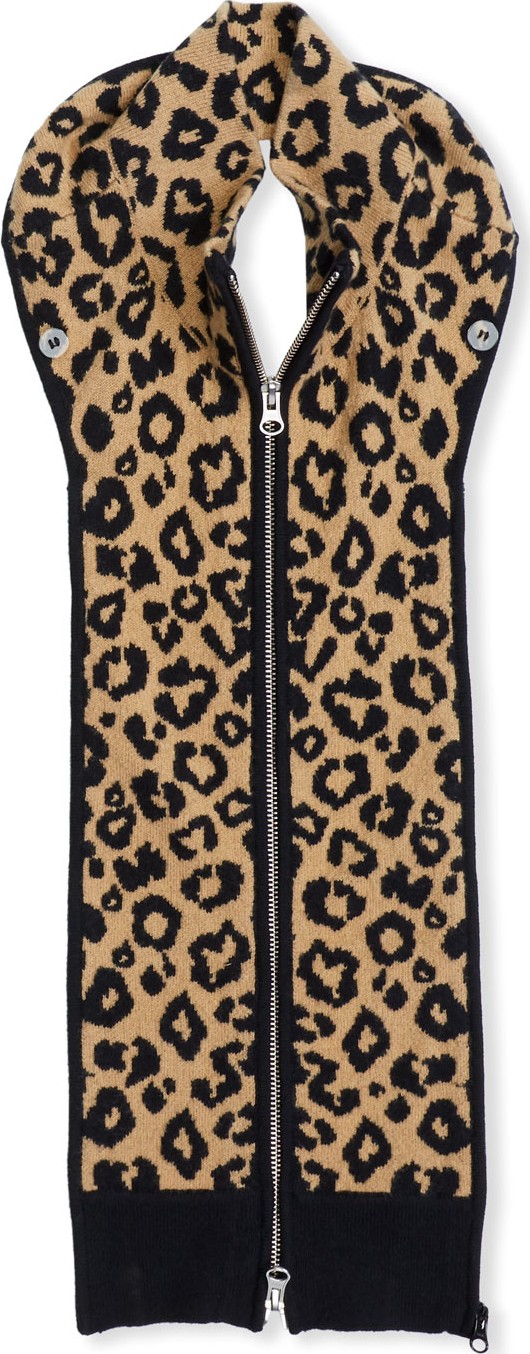 Veronica Beard Toni Leopard-Print Dickey