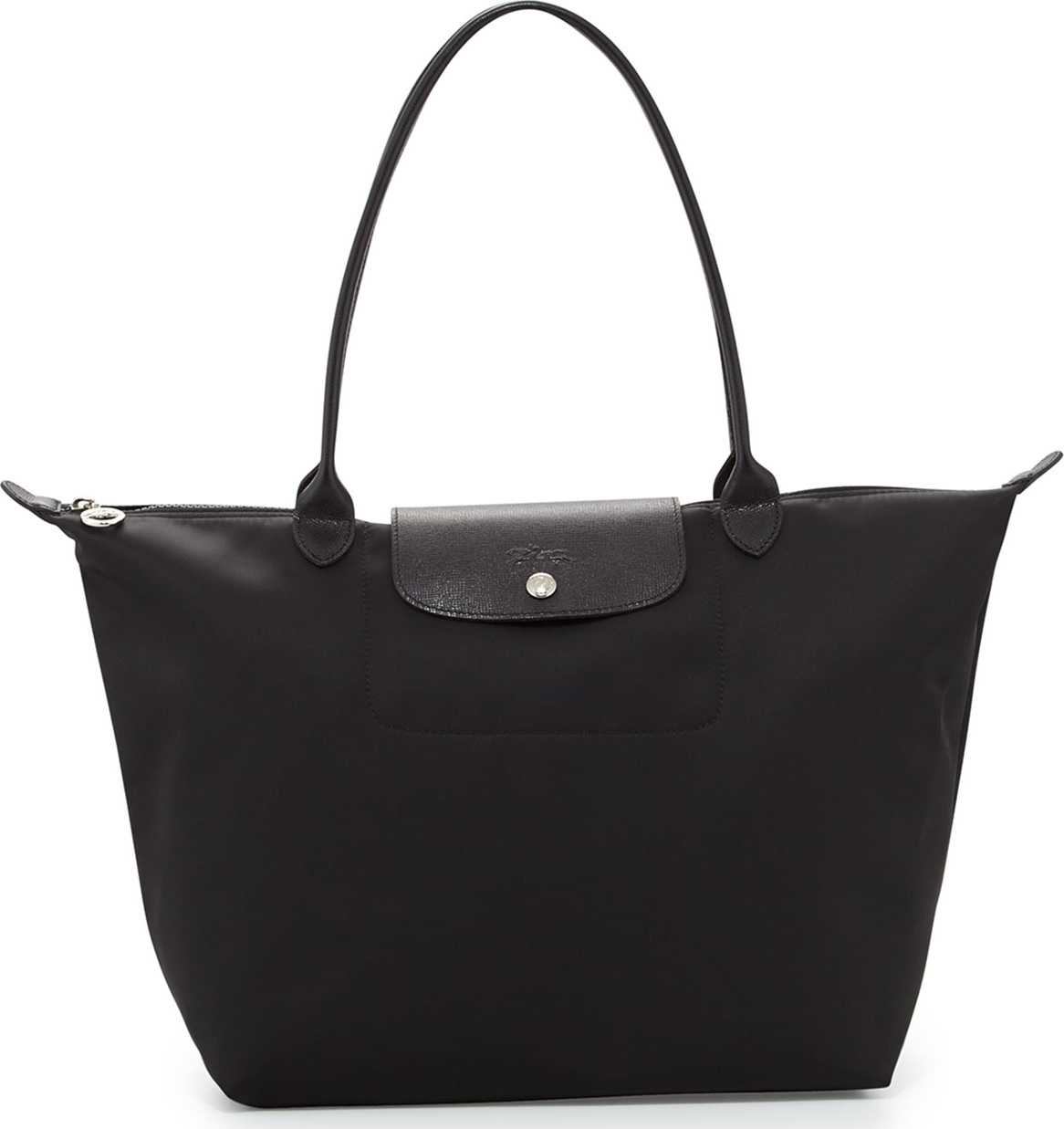 Longchamp Le Pliage Neo Large Nylon Shoulder Tote Bag, Black