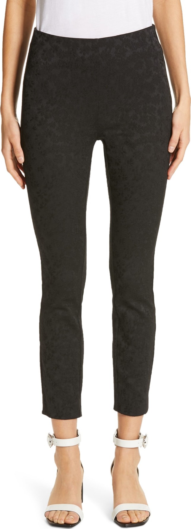 Rag & Bone Simone Jacquard Slim Ankle Pants