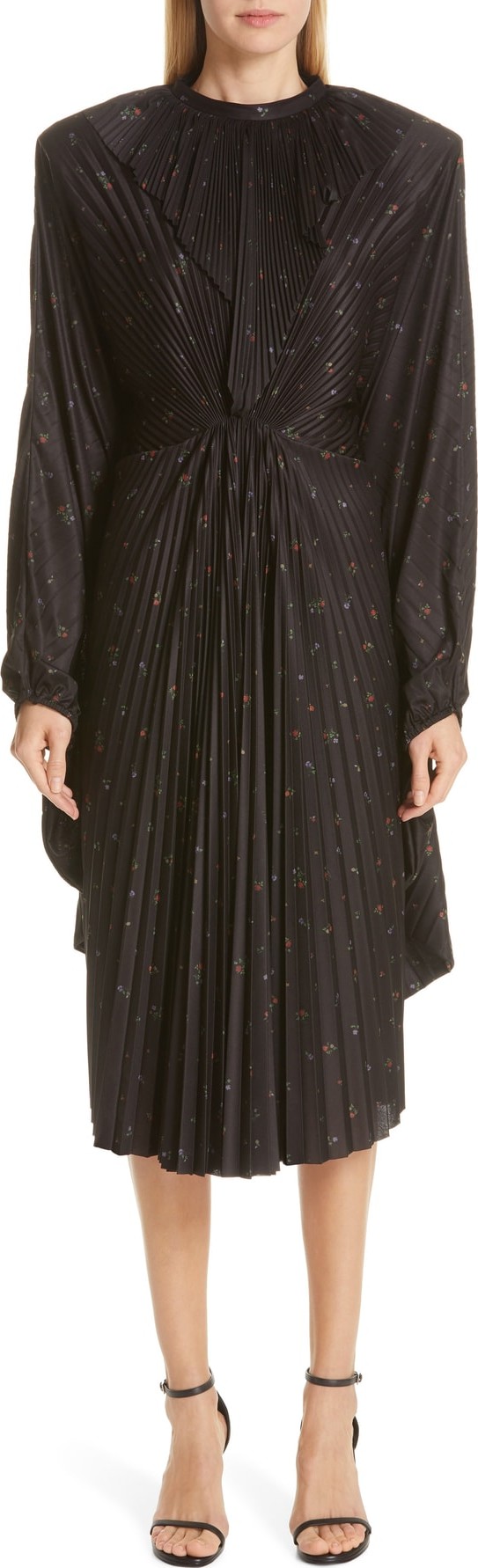 Vetements Plissé Wing Dress