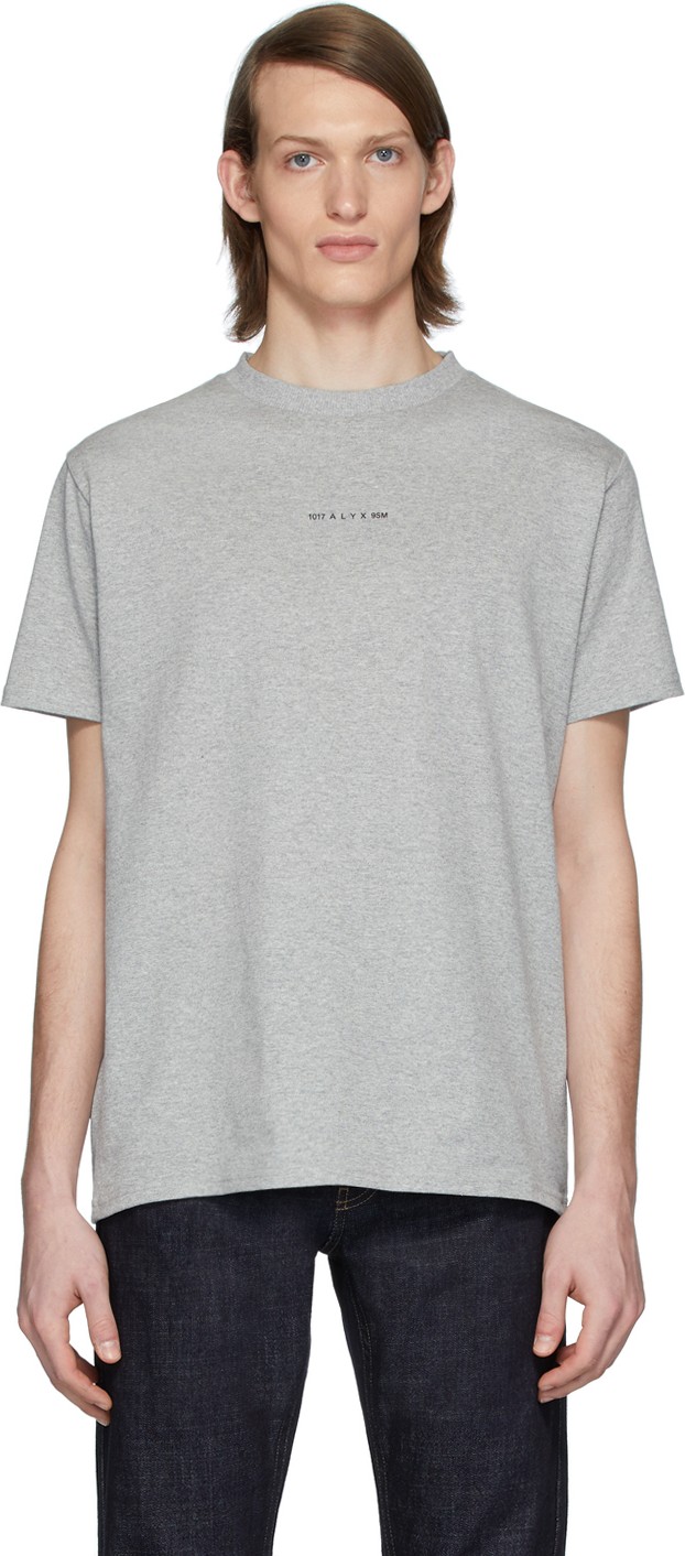 1017 ALYX 9SM Grey Logo Visual T-Shirt