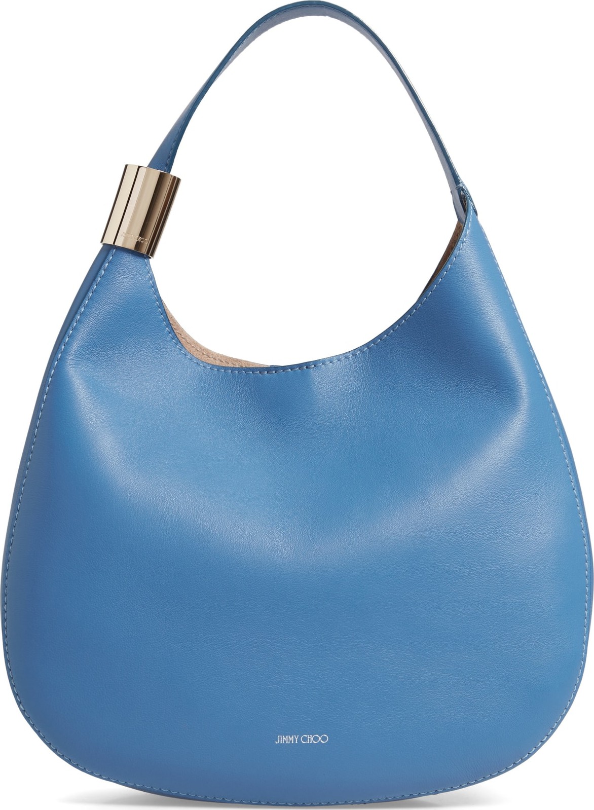 Jimmy Choo Stevie Lambskin Leather Hobo