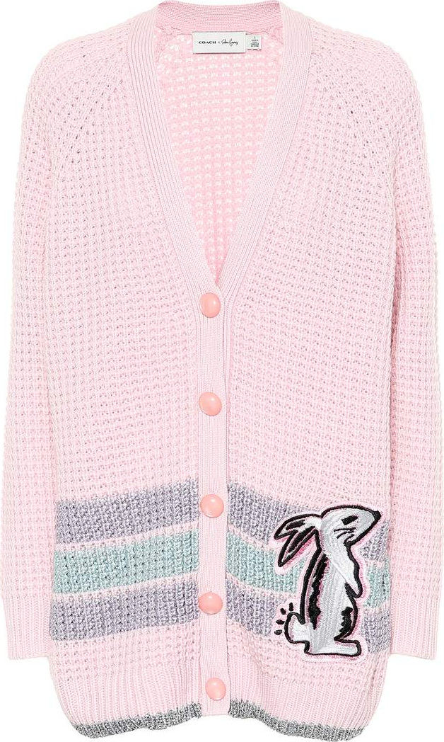 COACH x Selena Gomez Bunny cardigan