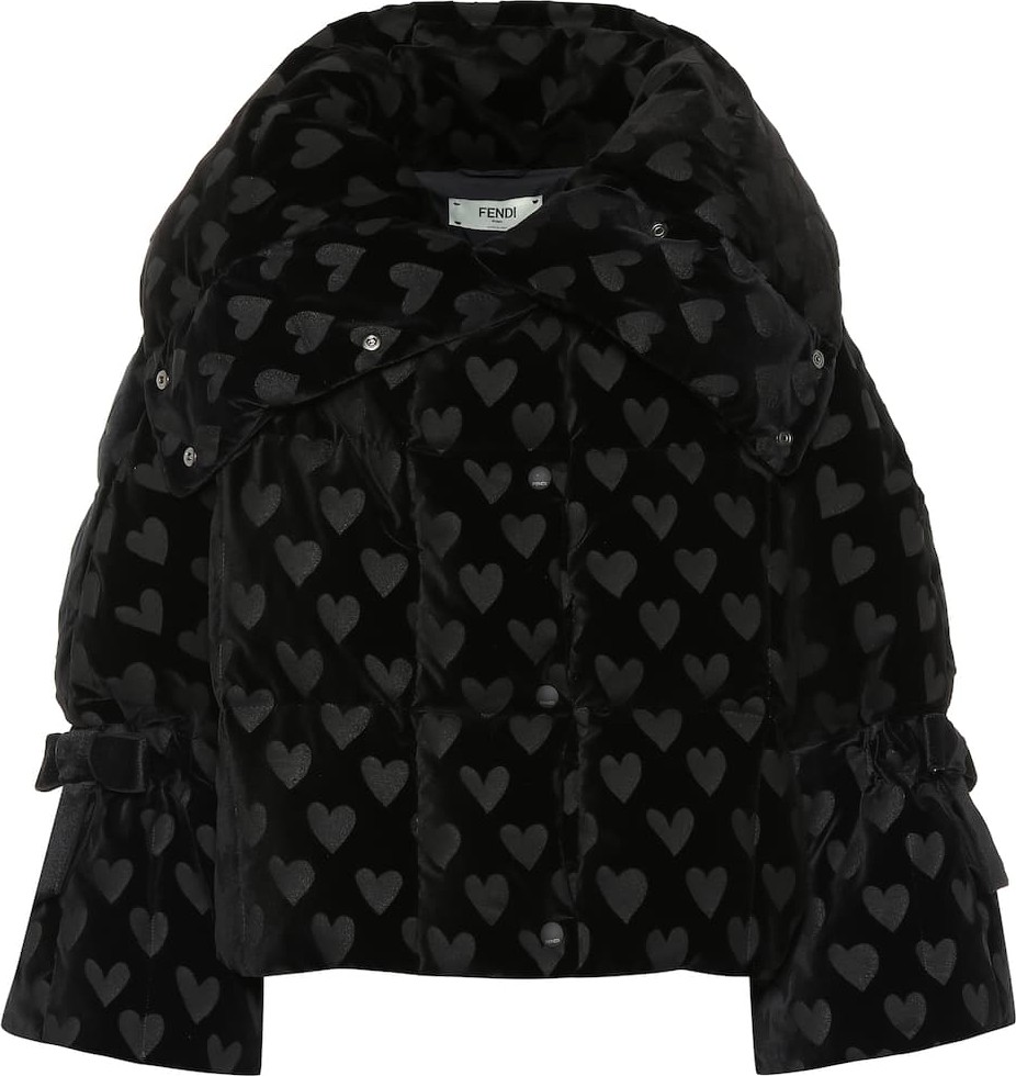 Fendi Velvet down jacket