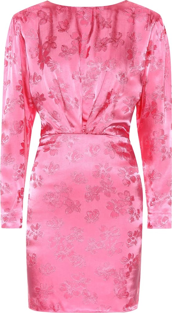 Attico Floral jacquard minidress