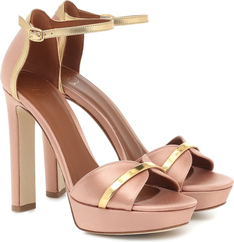 Malone Souliers Miranda 125 satin sandals