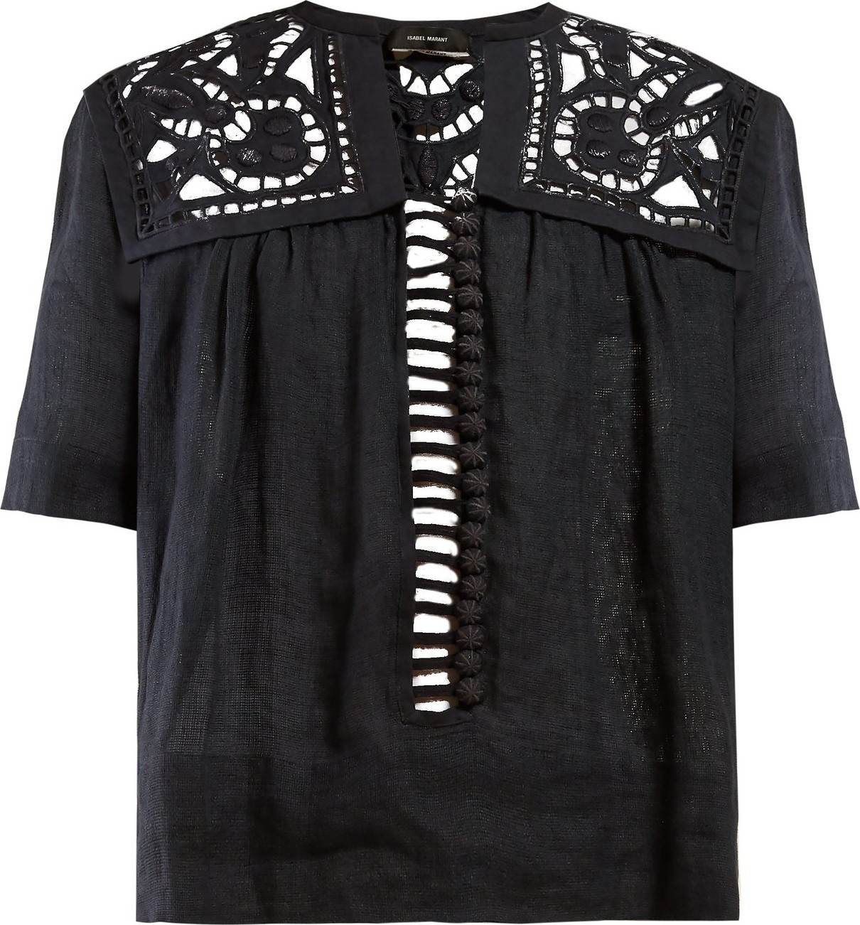 Isabel Marant Gane broderie-anglaise voile blouse