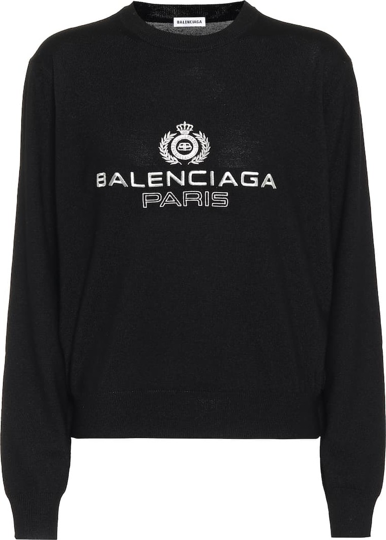 Balenciaga Logo wool sweater
