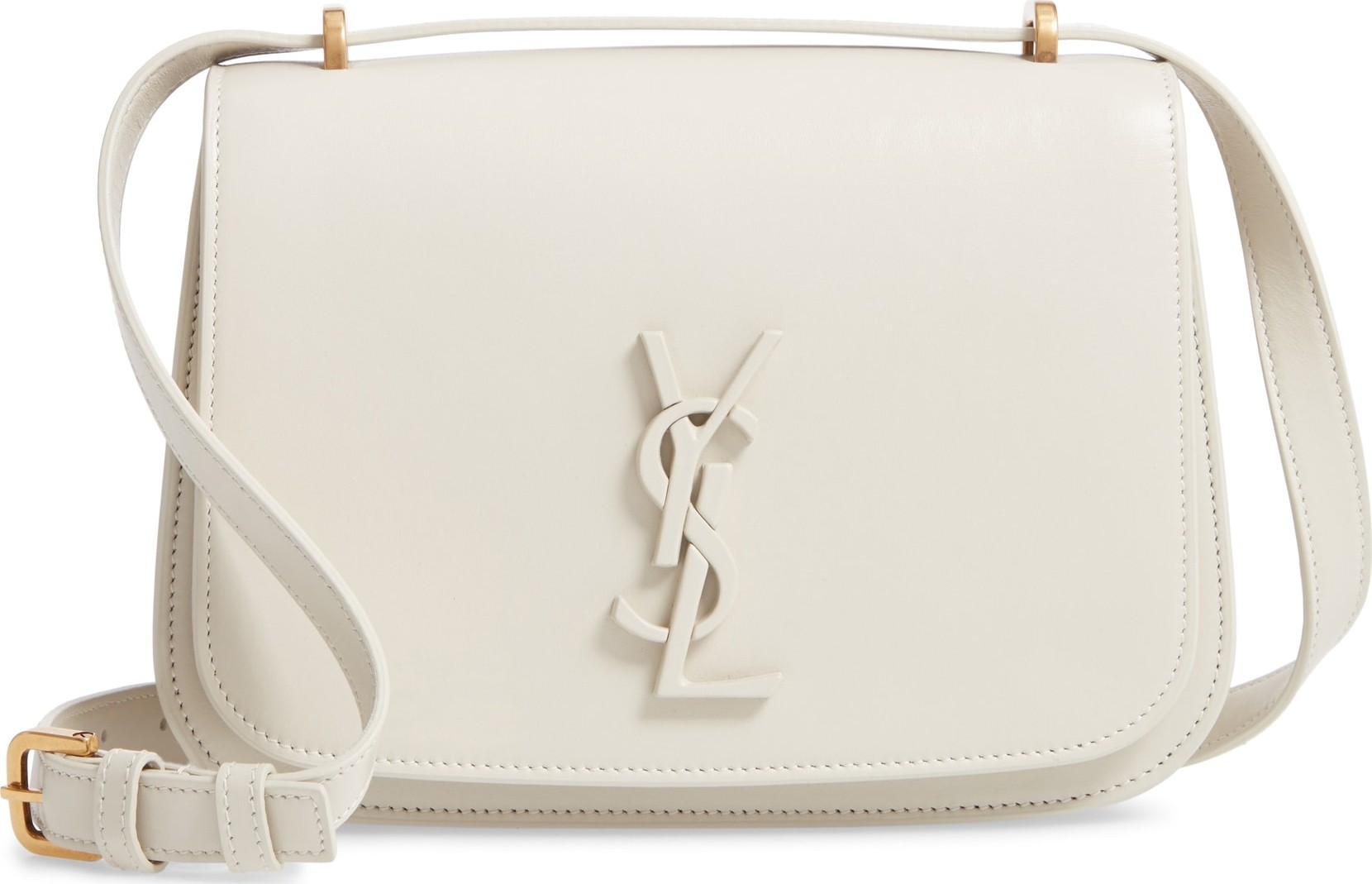Saint Laurent Spontini Calfskin Leather Shoulder Bag