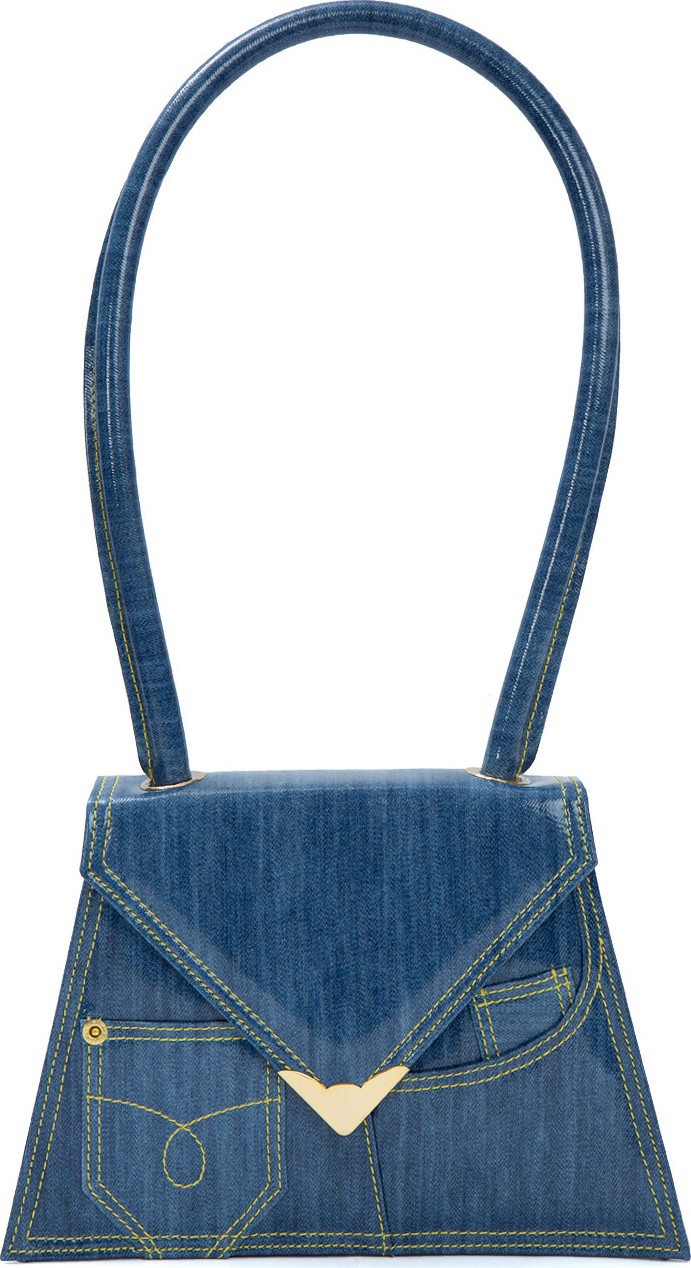 Amélie Pichard flat denim bag