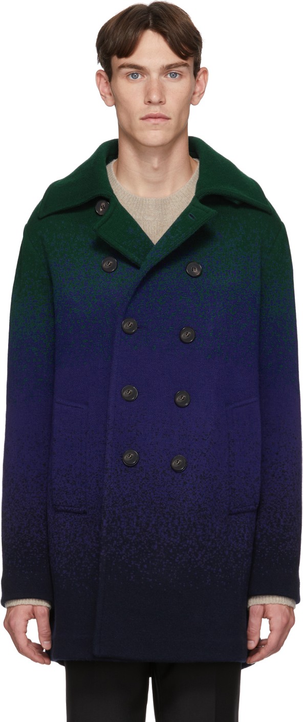 Missoni Blue & Green Dégradé Peacoat