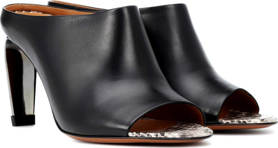 Robert Clergerie Maeva leather mules