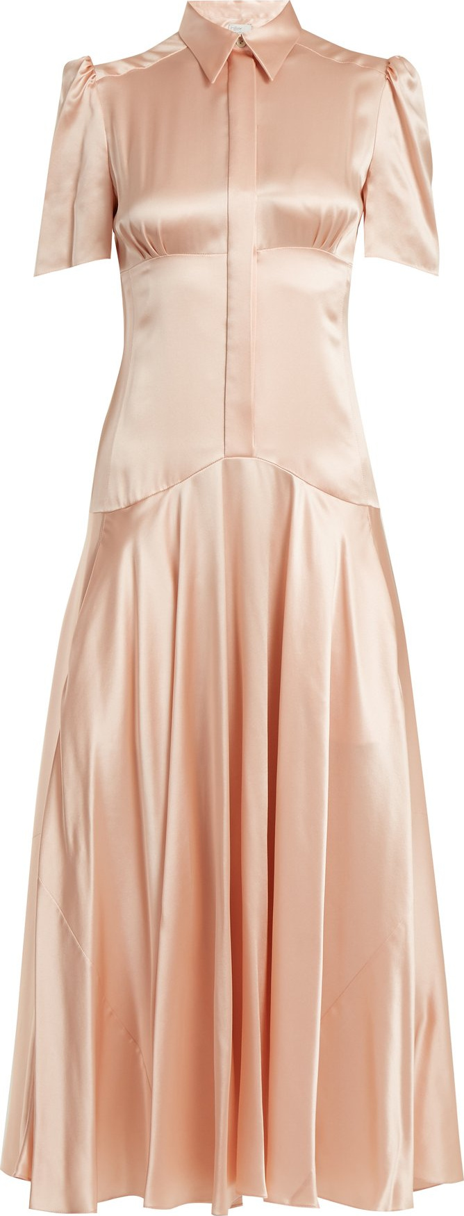 Hillier Bartley Plimpton short-sleeve silk dress