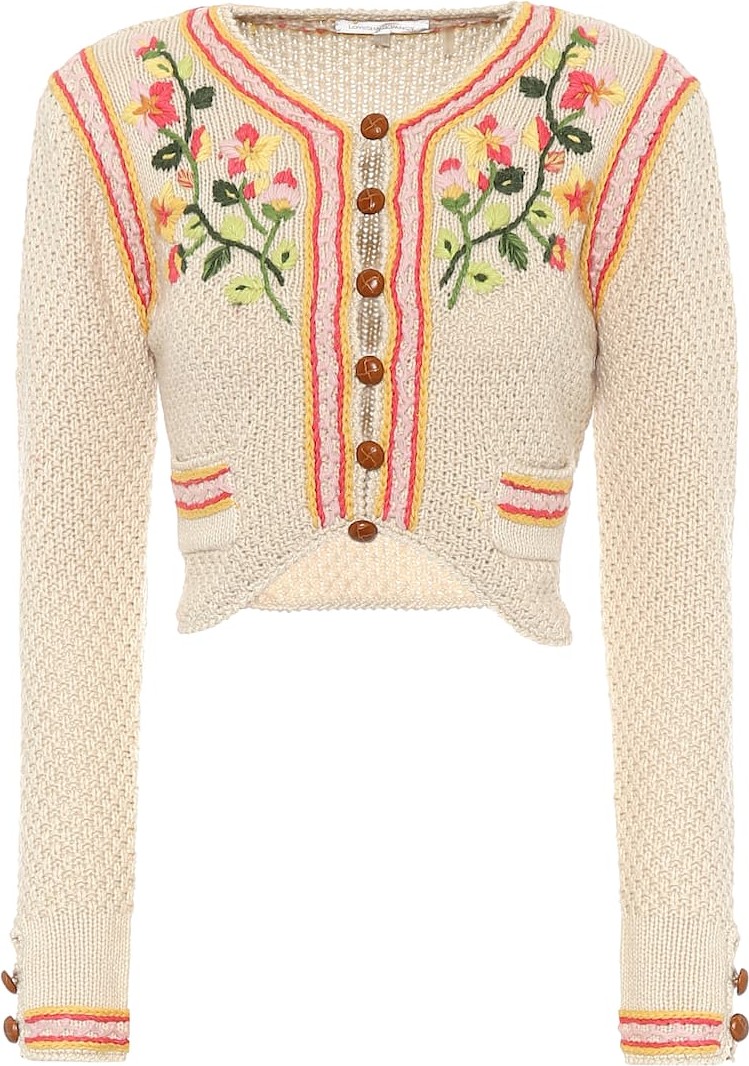 LOVESHACKFANCY Flyn cropped cardigan