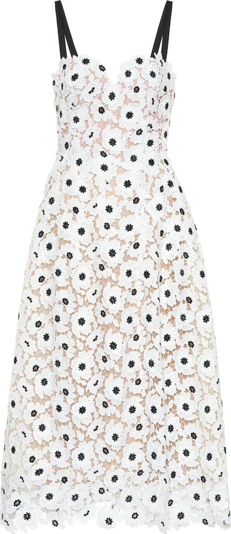 Oscar De La Renta Guipure lace dress