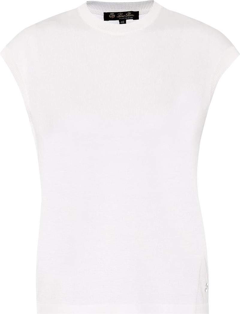 Loro Piana Ventotene silk and cotton top