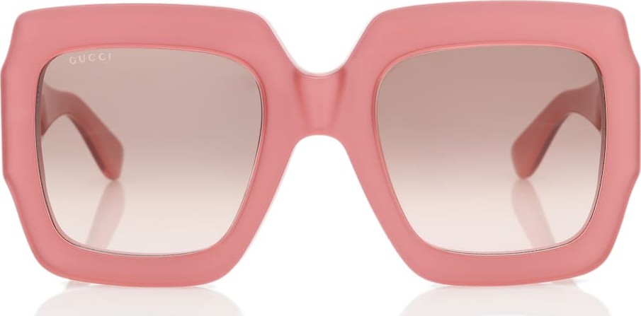 Gucci Square acetate sunglasses
