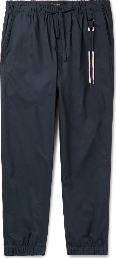 Craig Green Tapered Cotton-Ripstop Drawstring Trousers