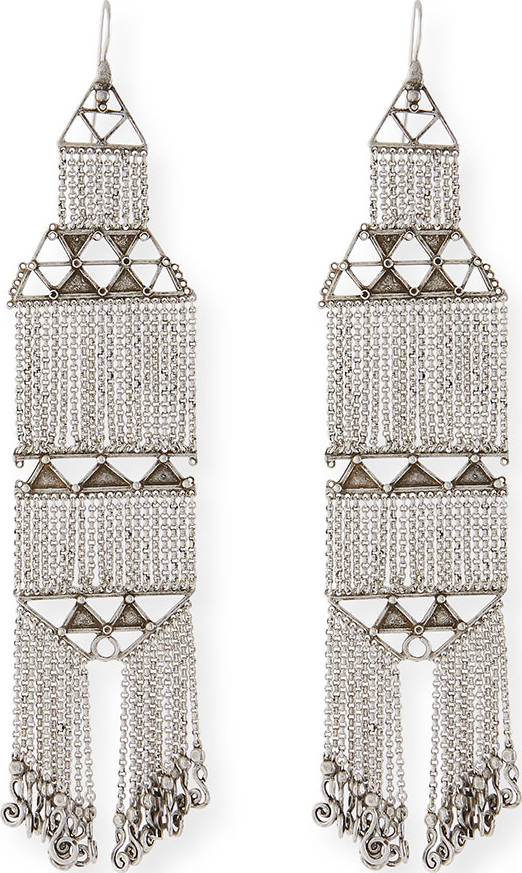 Saint Laurent Marrakech Chain Earrings