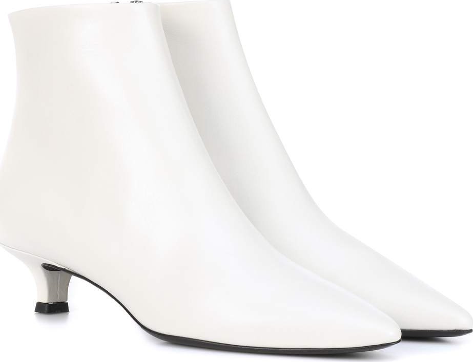 THE ROW Coco leather ankle boots