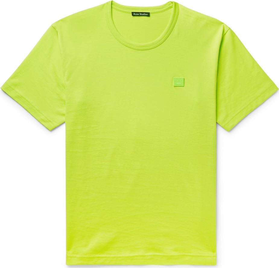 Acne Studios Nash Appliquéd Cotton-Jersey T-Shirt