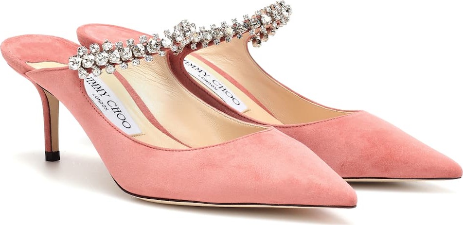 Jimmy Choo Bing 65 suede mules