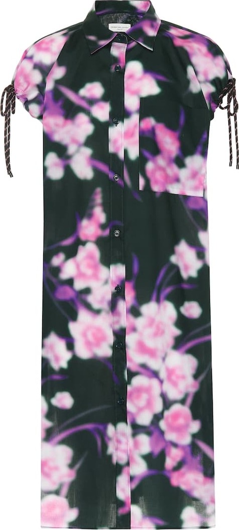 Dries Van Noten Floral-printed cotton dress