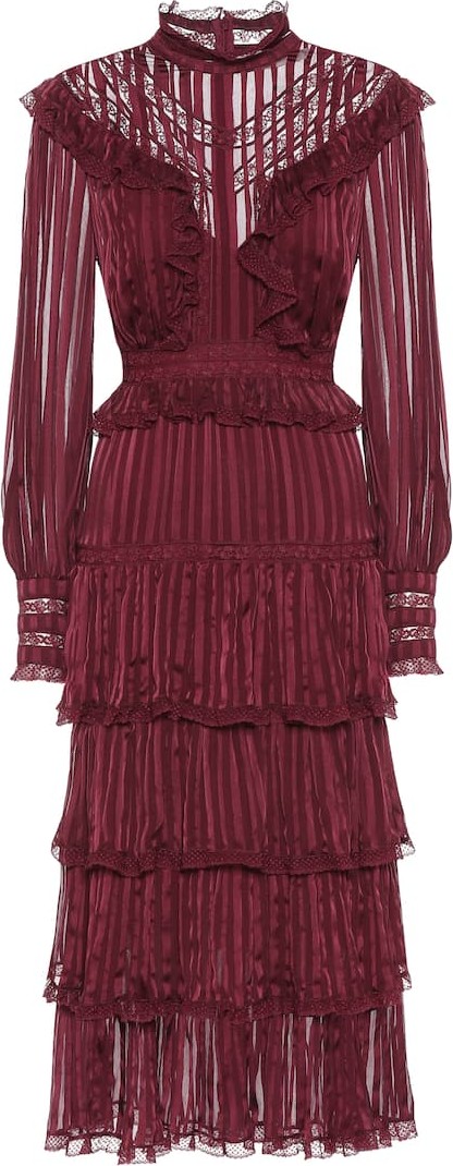 Zimmermann Espionage silk dress
