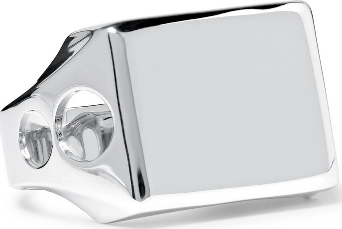 A.P.C. Silver-Tone Signet Ring