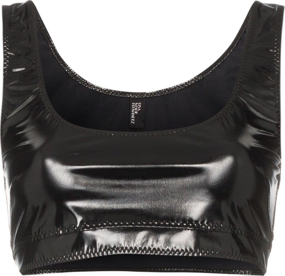Lisa Marie Fernandez Zani PVC crop top