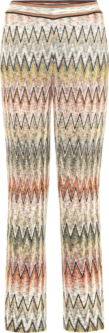 Missoni Knitted wool-blend trousers