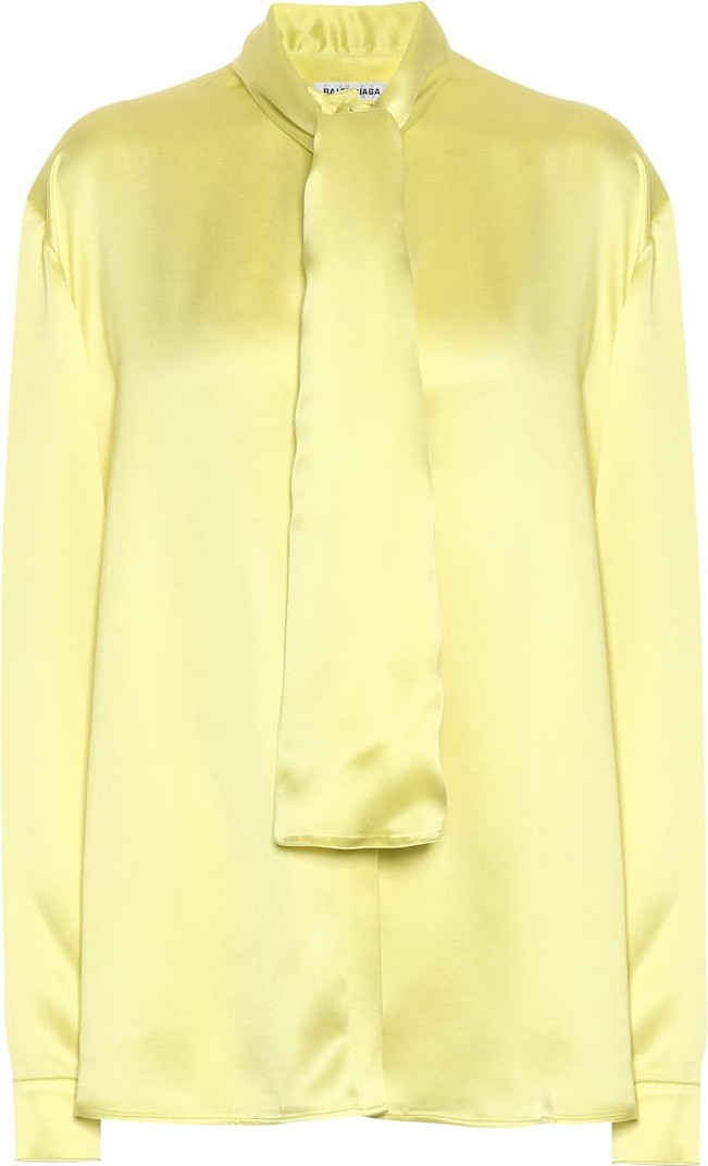Balenciaga Silk-satin blouse