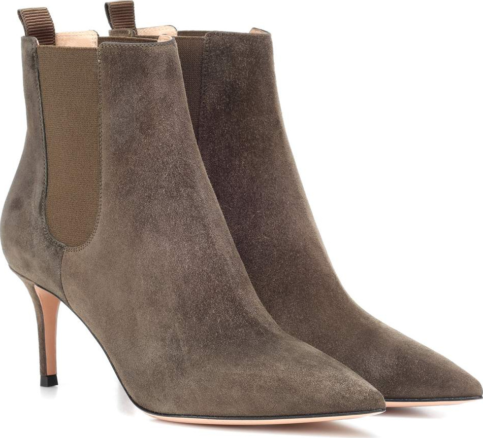 Gianvito Rossi Evan suede ankle boots