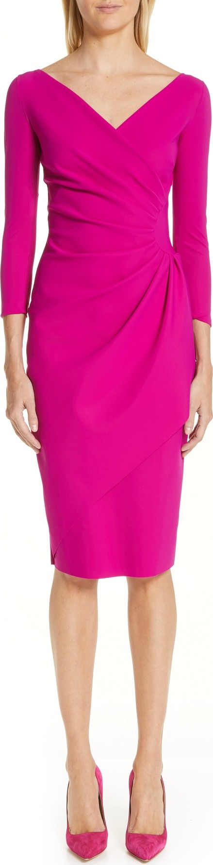 La Petite Robe di Chiara Boni Charisse Ruched Sheath Dress