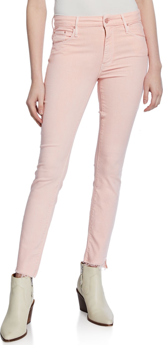 MOTHER The Looker Ankle Step Fray Jeans