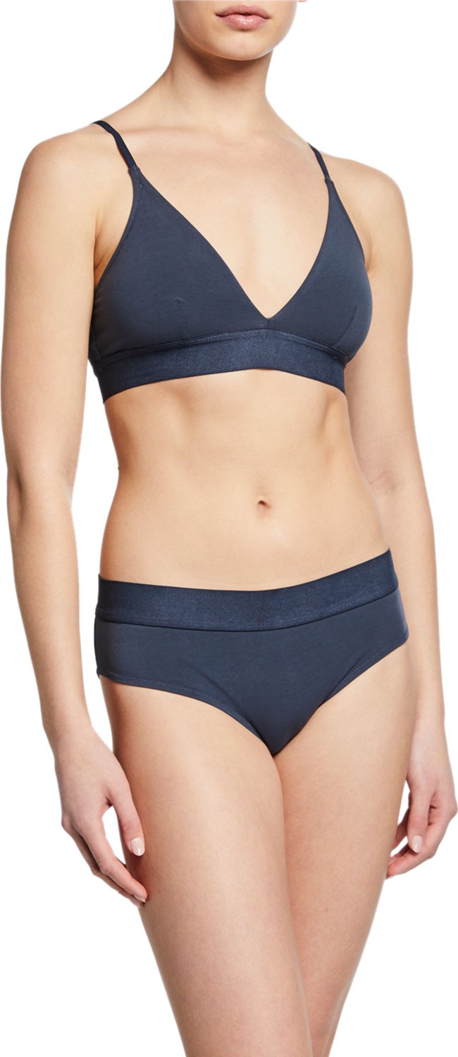 SKIN Hadlee Organic Cotton Convertible Bralette