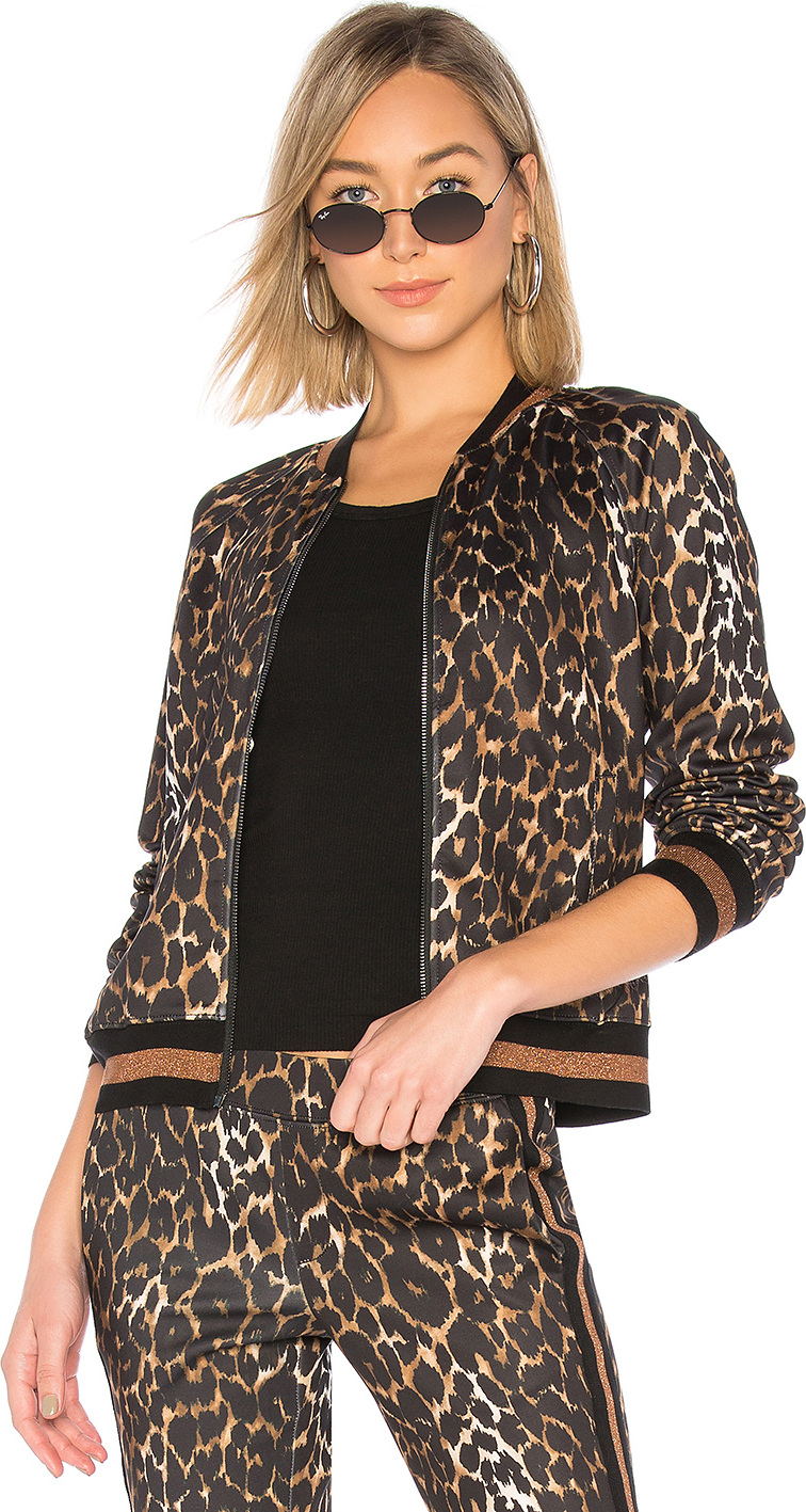 PAM & GELA Leopard Track Jacket