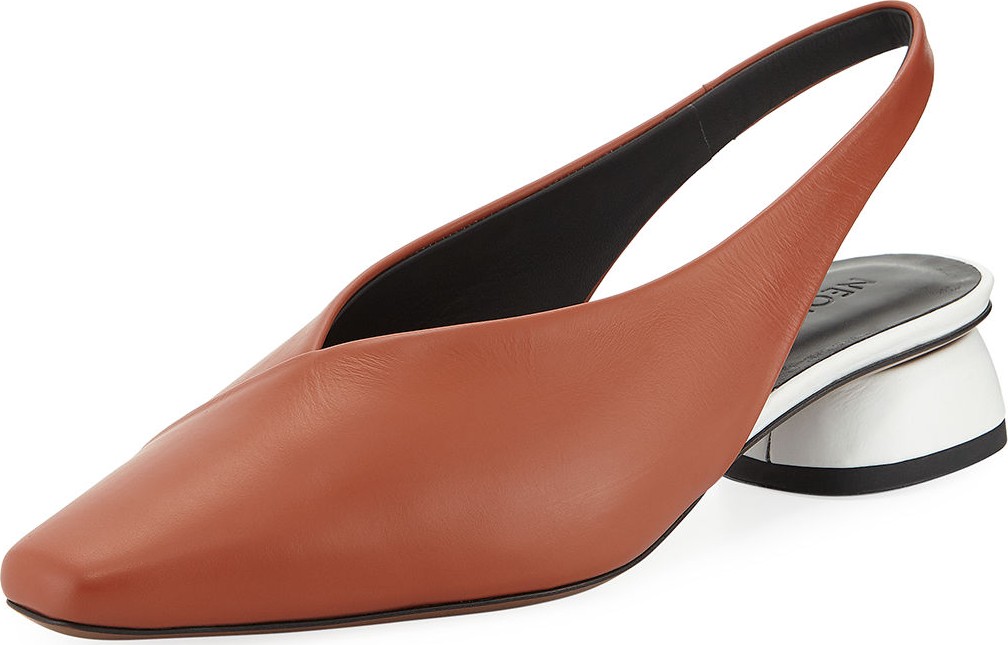 Neous Kingia Slingback Leather Flat