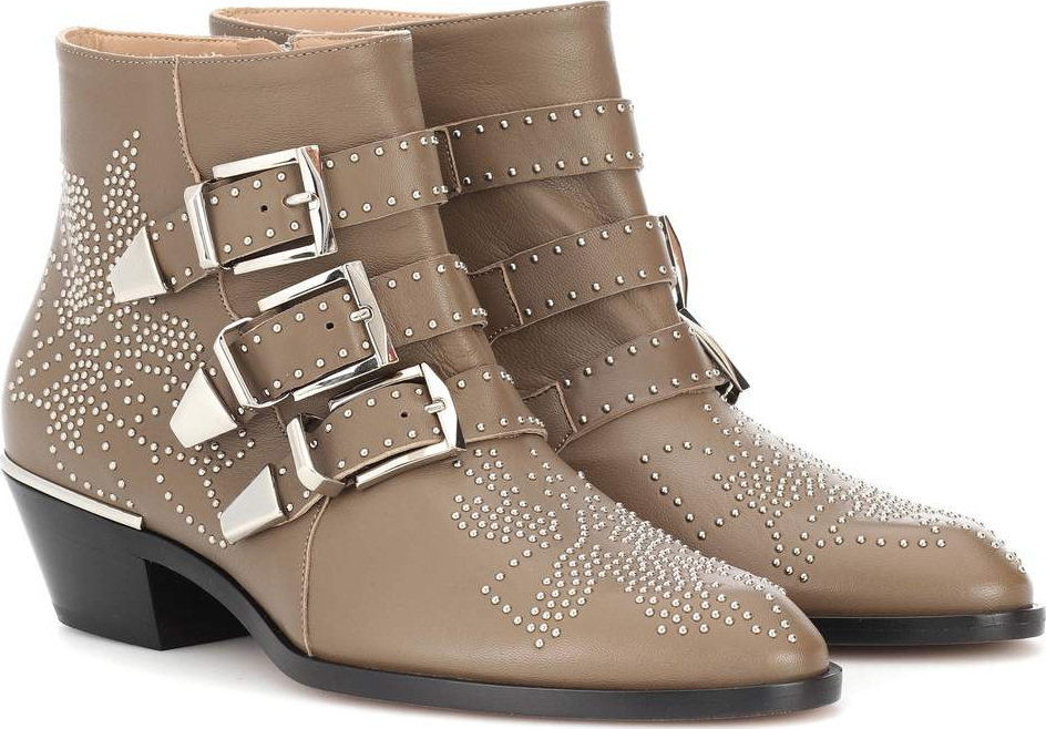 Chloe Susanna studded leather ankle boots