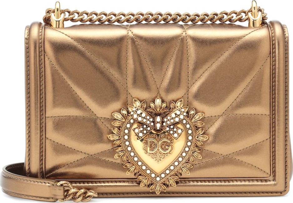 Dolce & Gabbana Medium Devotion leather shoulder bag