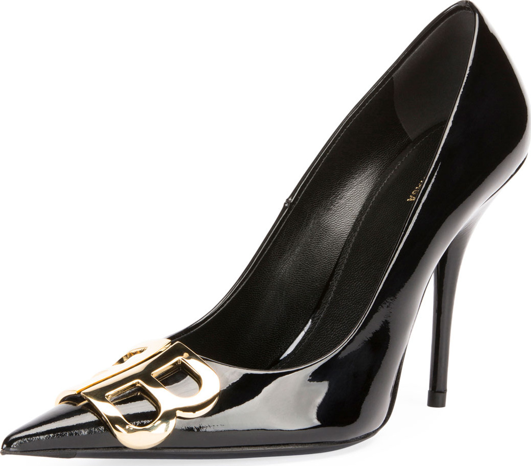 Balenciaga BB Knife Patent Pumps