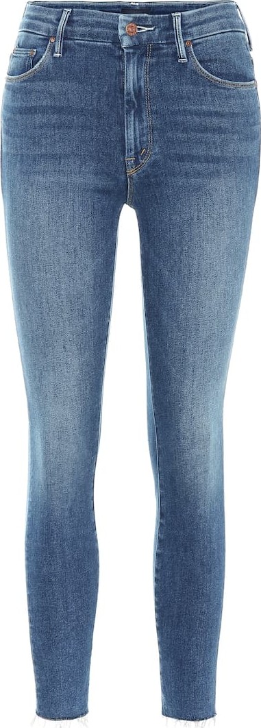 MOTHER The Looker Ankle Fray skinny jeans