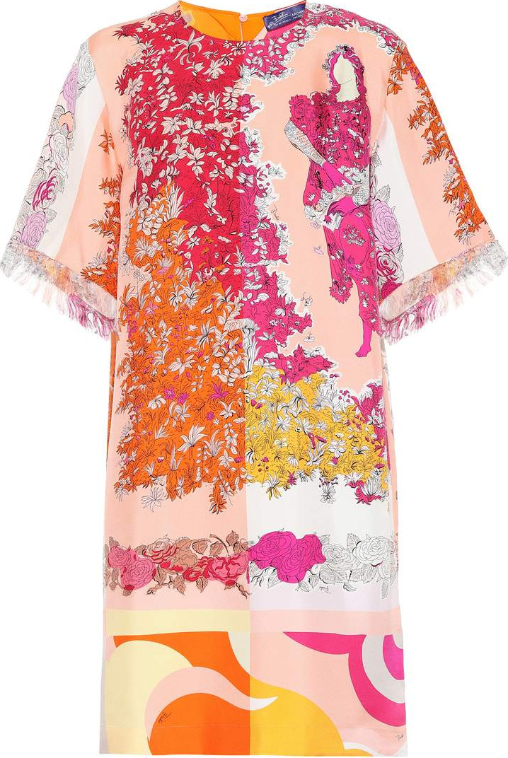Emilio Pucci Printed silk dress