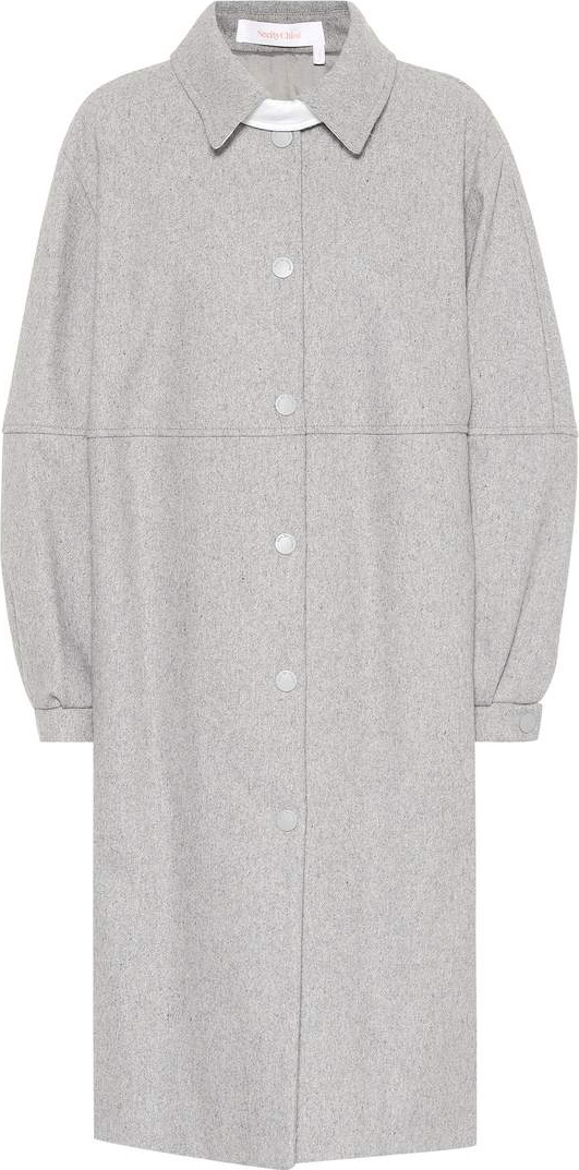 See By Chloé Wool-blend coat