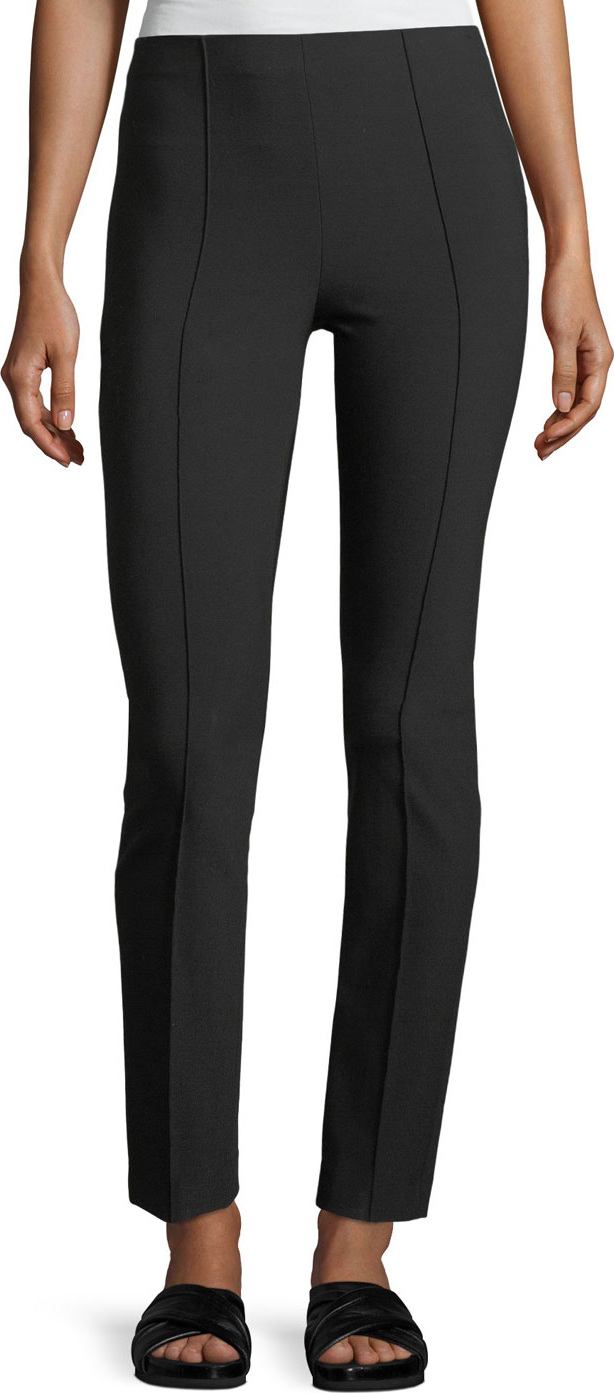 Vince High-Rise Stitch-Front Leggings